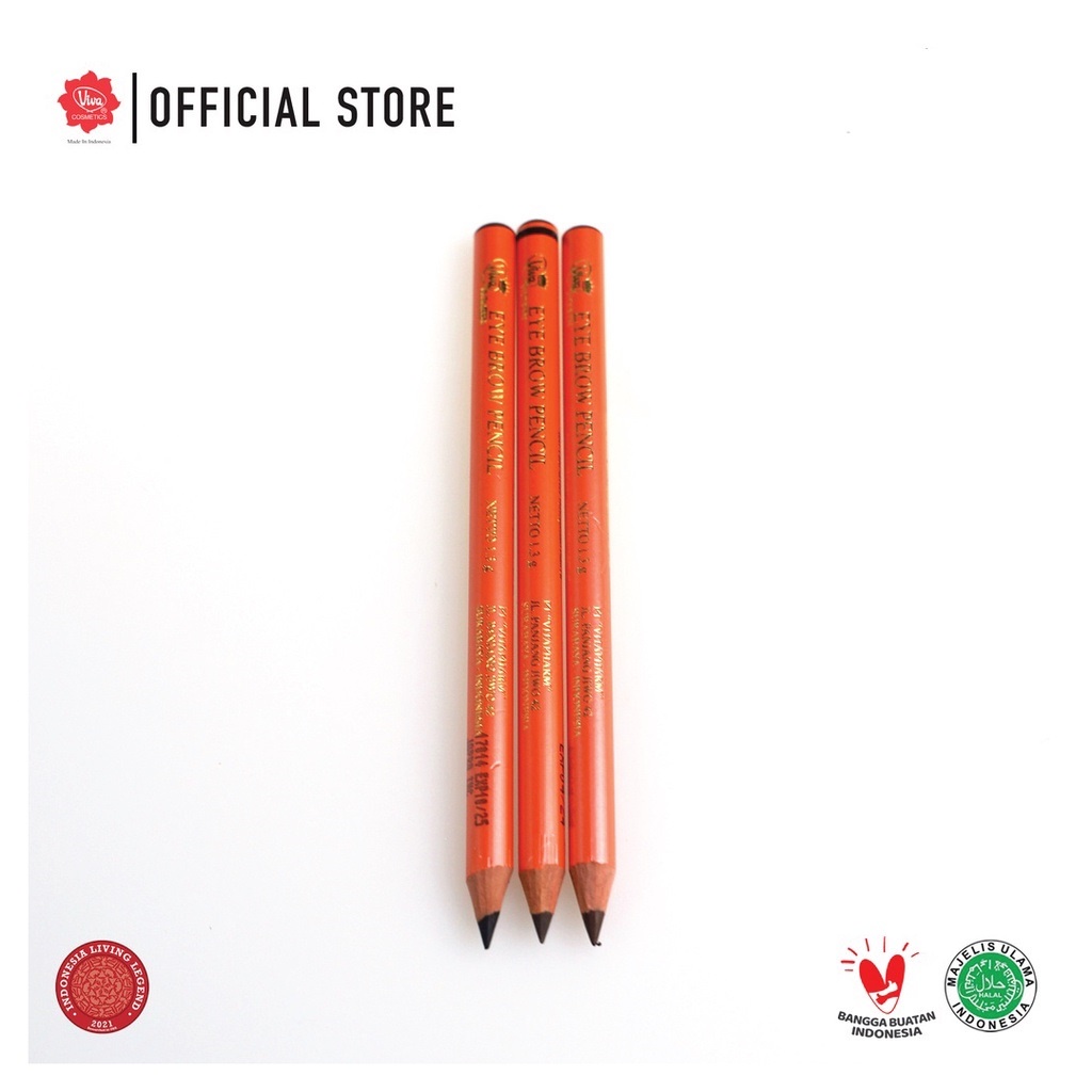 TIKTOK - Viva Pensil Alis Original 100% - Viva Queen Eye Brow Pencil