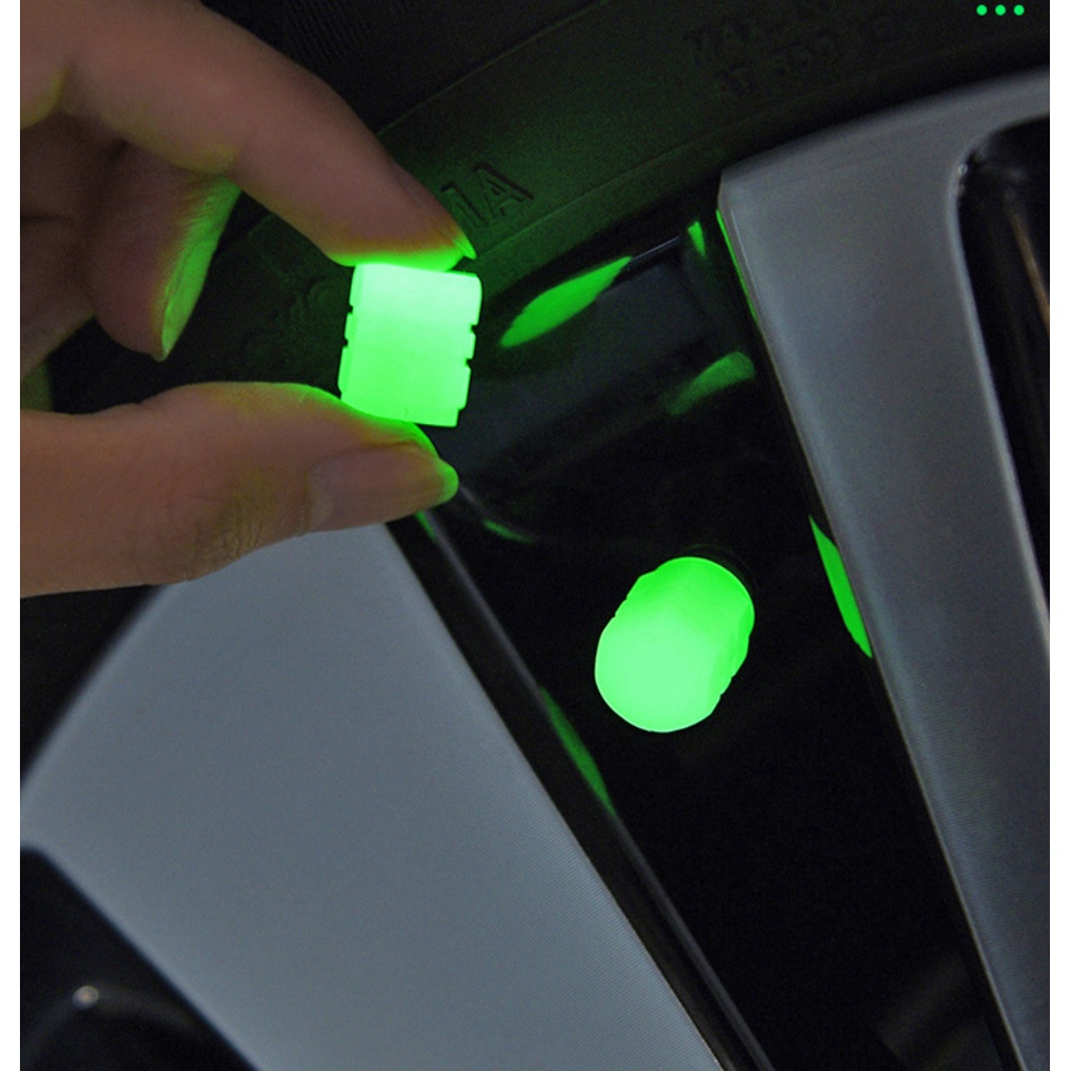 Tutup Pentil Glow In The Dark 4 in 1 set