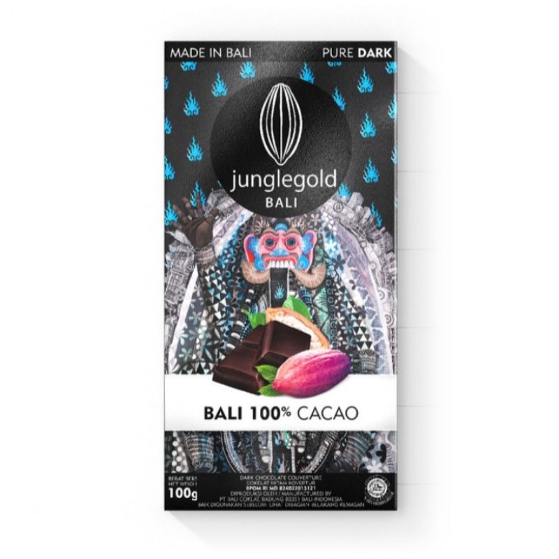 

JUNGLEGOLD 'Bali 100% Cacao' Pure Chocolate