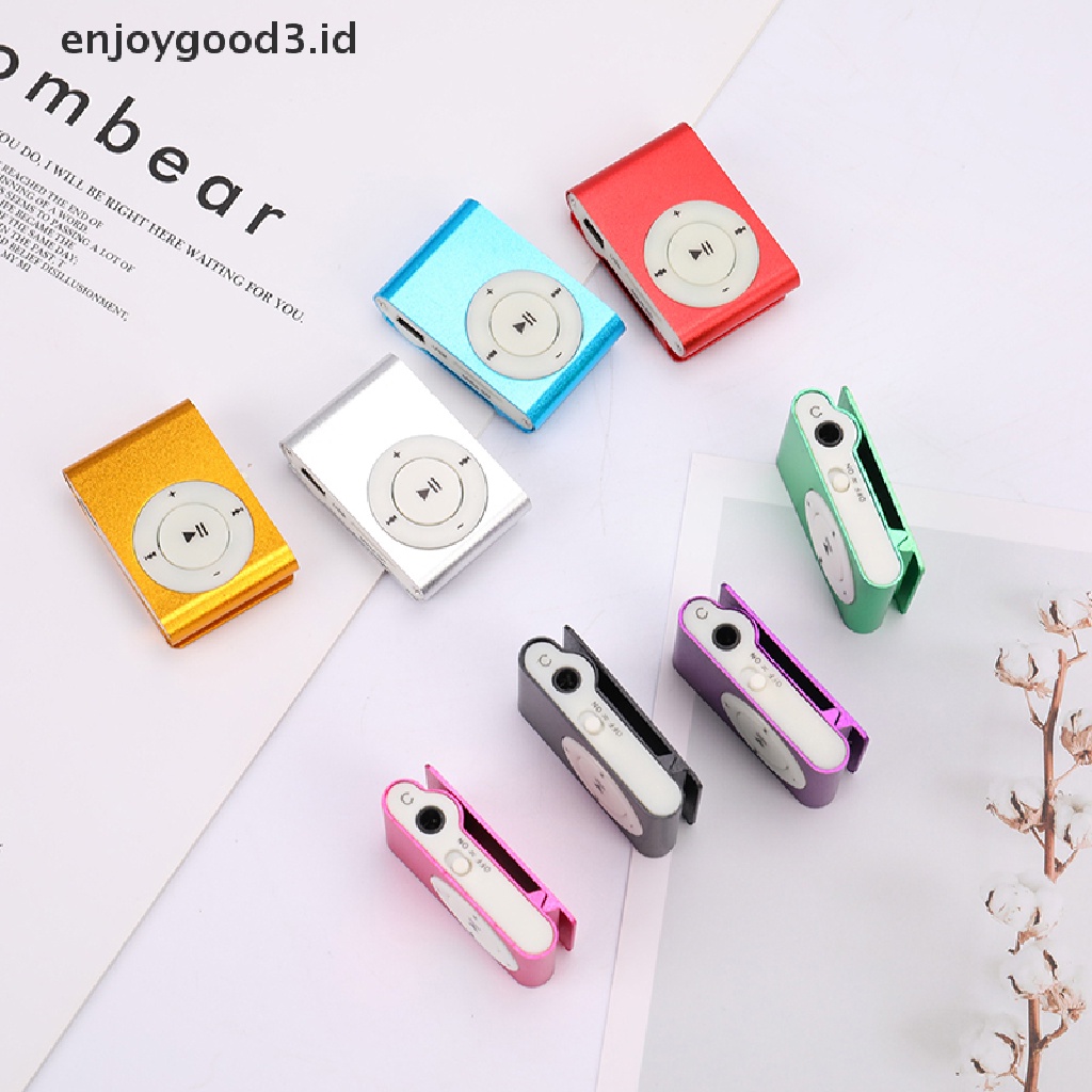 Mp3 Player Mini Portable Support Kartu Tf