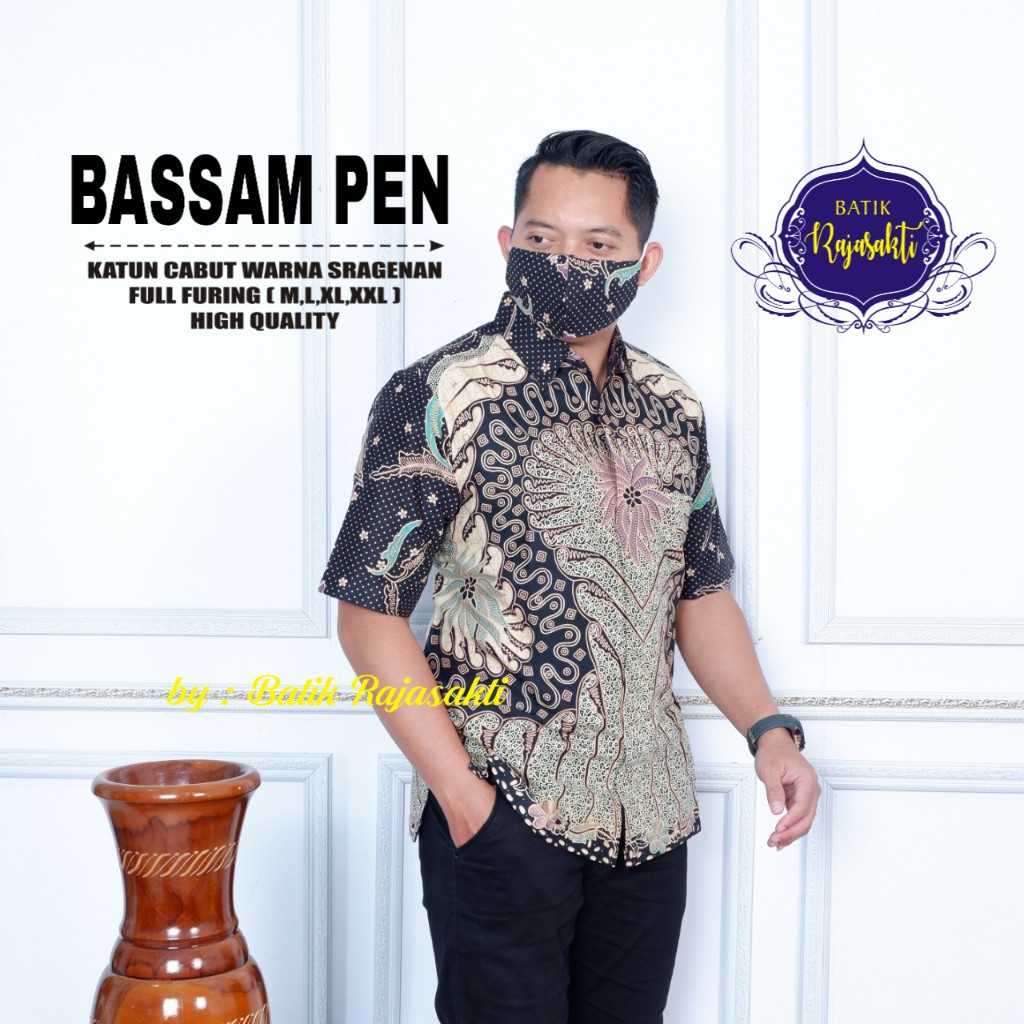 BASSAM PEN KEMEJA BATIK PRIA SOLO LENGAN PENDEK FULL FURING PREMIUM BATIK RAJASAKTI NATANEGARA SBY ARYATIRTA BASUDEWA PEN BANGSAWAN BIRU PEN SEKAR LANGIT WARMADEWA RED 2 PARANG PUNDAK PRANADIPA TWOPEN KAESANG WULUCOKLAT BATIK SOLO AMANAH BATIKSOLOAMANAH