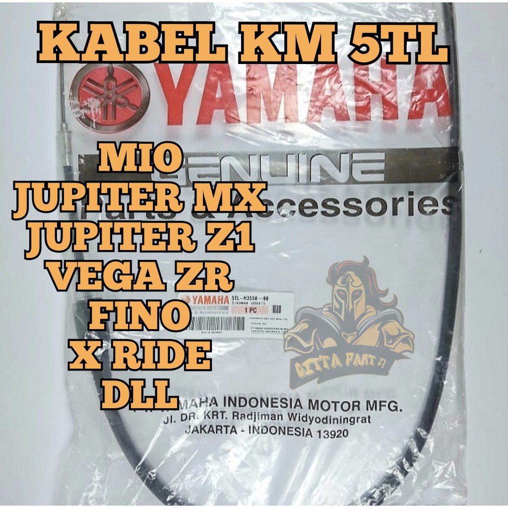 Kabel KM MIO JUPITER MX Kualitas sangat bagus , pas dan presisi tidak kependekan Tali speedometer