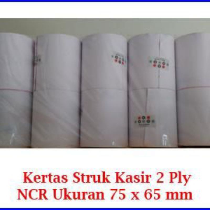 

Roll hvs & NCR 2 ply 75x60