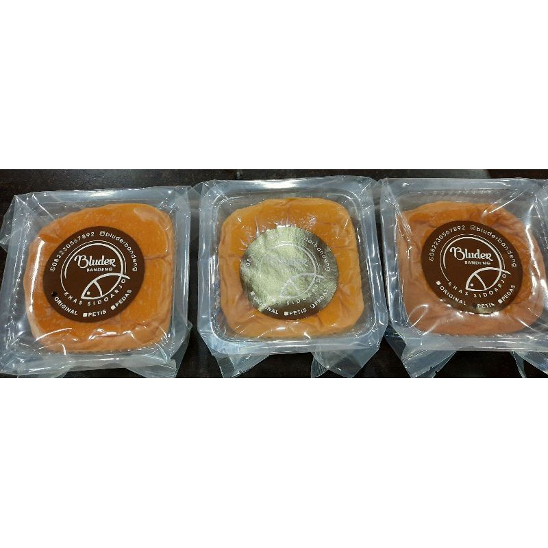 

Bluder Bandeng 5pc Mix Ori Petis Pedas Makanan Khas Sidoarjo