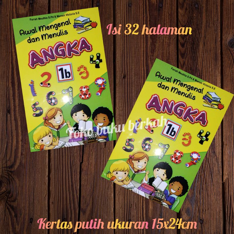 Buku Awal Mengenal Dan Menulis Angka 1B (16x24cm)