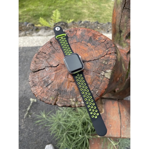 Strap nike series Apple Watch - IWO - Black green 38/40/41 42/44/45