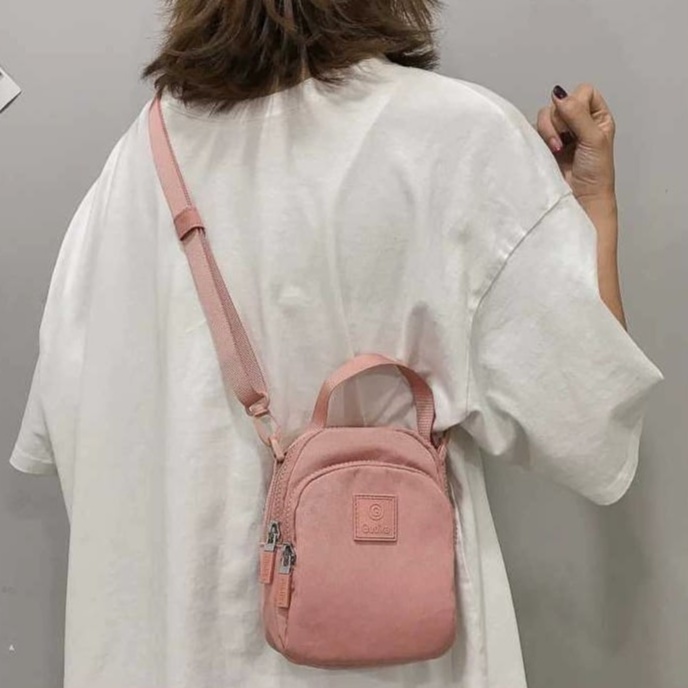 Mini Sling Bag GUDIKA 5107 - tas selempang wanita import original termurah - tas cewek - waterproof - fashion - tas korea - travel bag - tas bahu - sling bag - shoulder bag