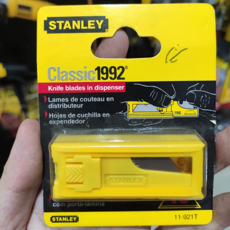 

STANLEY 11-921T - ISI CUTTER 10 PCS / CLASSIC 1992 UTILITY BLADES 10 PCS
