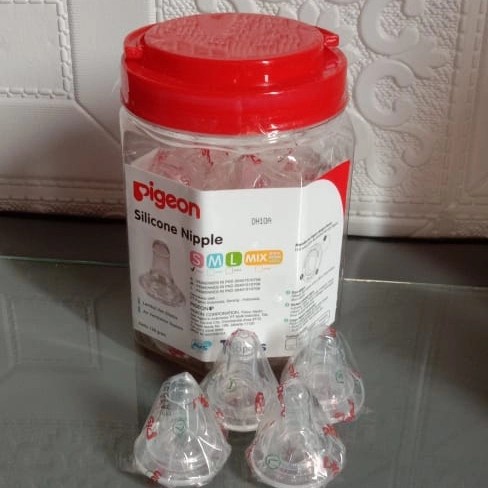 Satuan Dot Pigeon Nipple Eco / Silicone Standard Eco Ukuran L-1