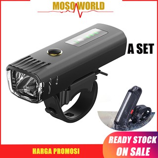 Sepeda LED Super Bright Depan Belakang Sepeda Light Set