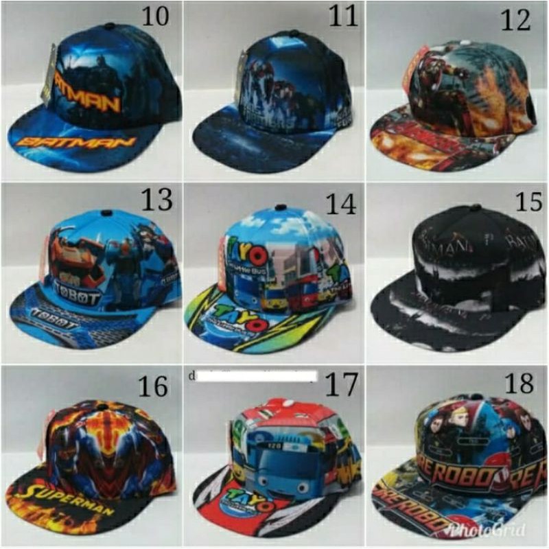 topi anak cowo/ hip hop