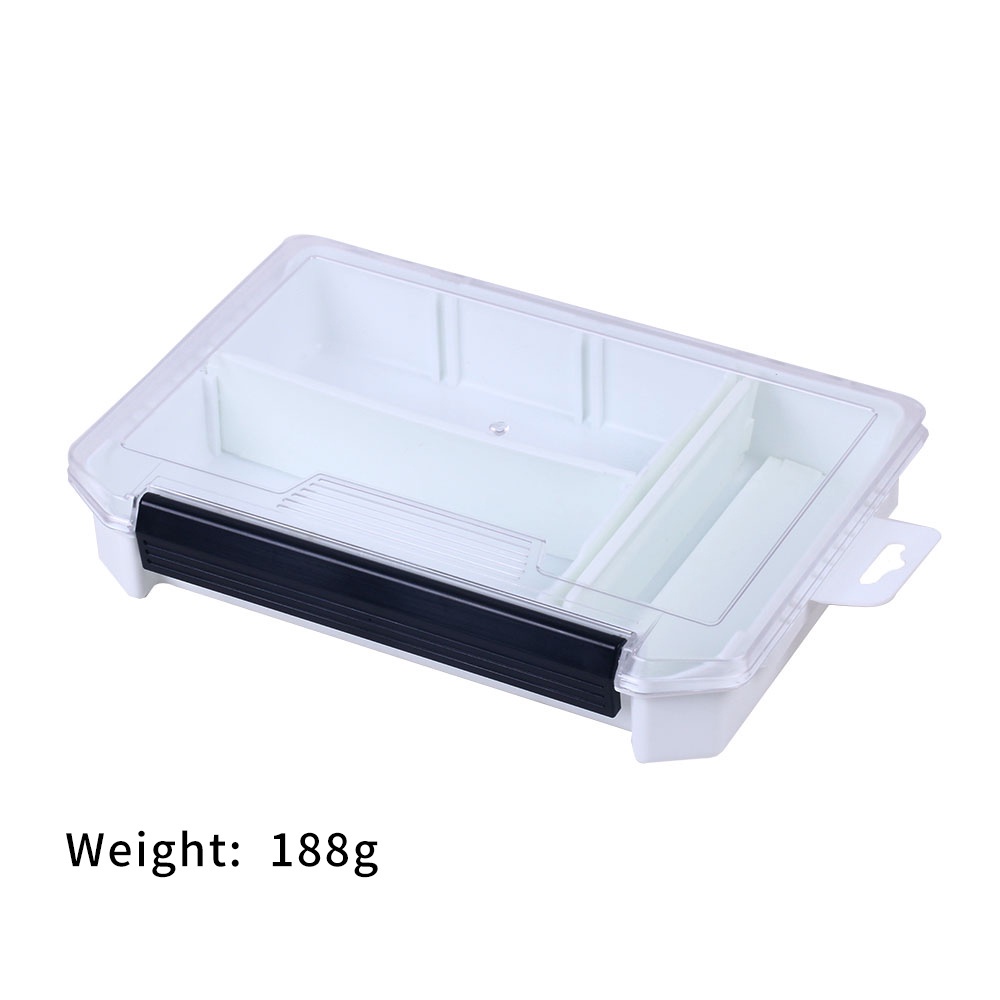 HENGJIA Removable Compartment Fishing Tackle Box Lure Hooks Boxes Bait Storage Case Organizer Sorting Box Accessories Tool