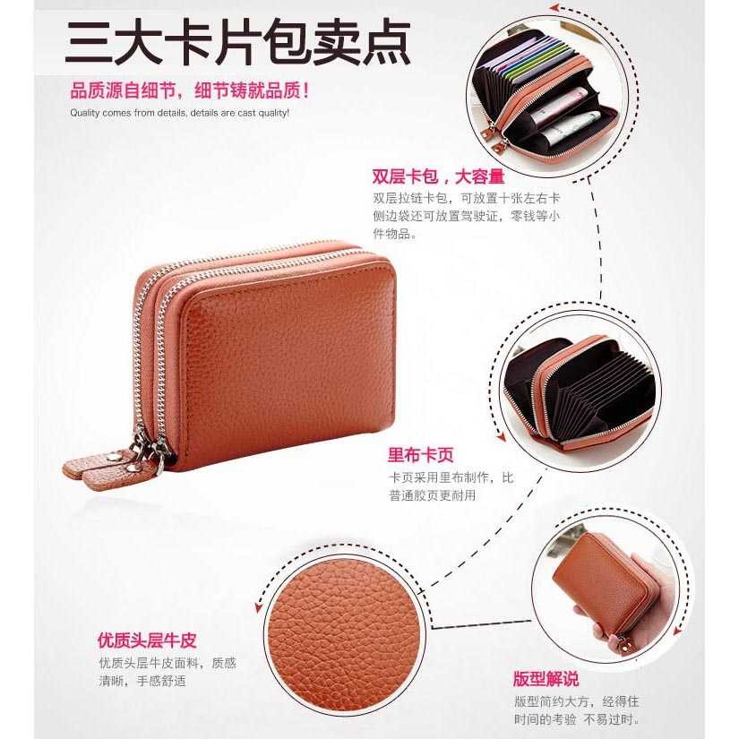 Dompet Kartu Anti Magnetik RFID