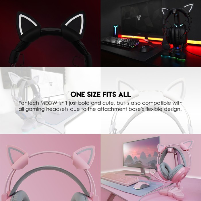 Fantech MEOW AC5001 Kitty Ears Aksesoris Headset Gaming