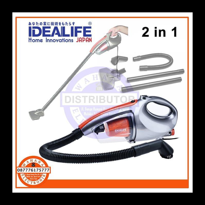 DISKON VACUM VACUUM CLEANER IDEALIFE IL-130S VACUUM & BLOW 2 IN 1 HEPA FILTER VACUM CLEANERS MURAH