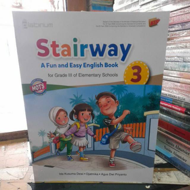 Buku Stairway A fun and Easy English Book kelas 3 SD