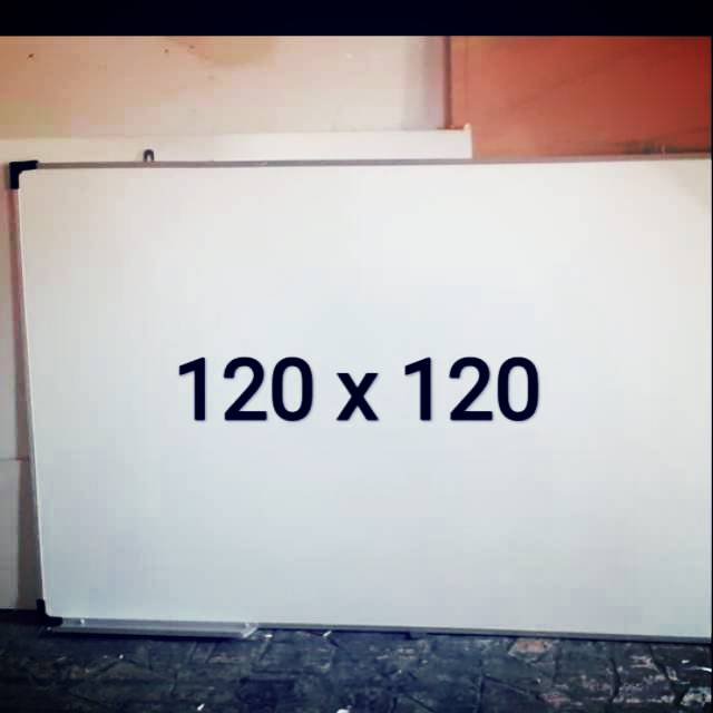 Papan tulis Whiteboard 120 x 120 cm