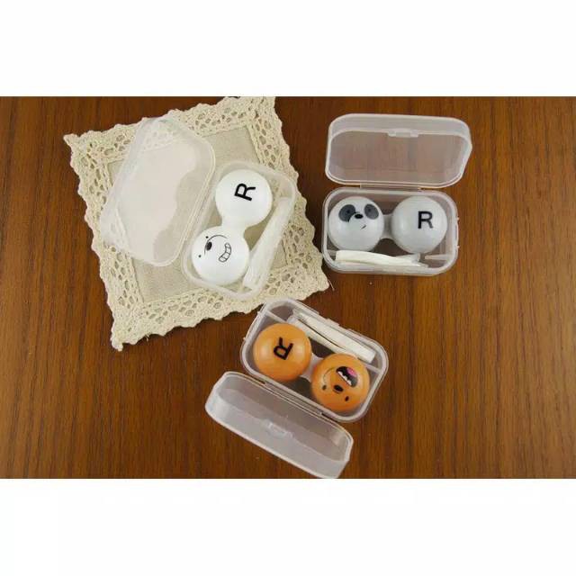 TEMPAT SOFTLENS KARAKTER WE BEAR MINI SINGLE SOFLEN TRAVEL KIT