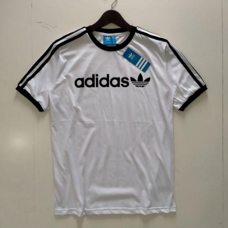 KAOS PRIA ADIDAS LINEAR / KAOS ADIDAS PRIA / TSHIRT ADIDAS PUTIH