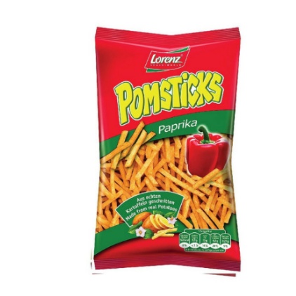 

Lorenz pomsticks paprika 100 gr