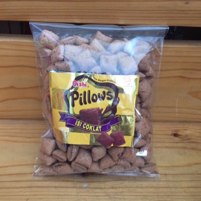 

Pillow Coklat 250gr Snack Kiloan