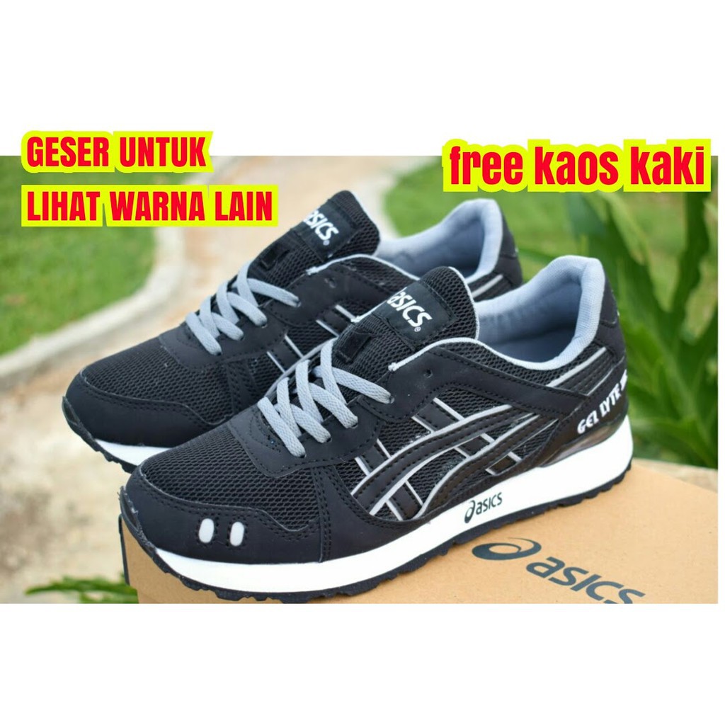 Dnr 02 SEPATU ASICS CASUAL PRIA SNEAKERS OLAHRAGA MAIN GAYA KULIAH NB BASKET IMPORT KEREN
