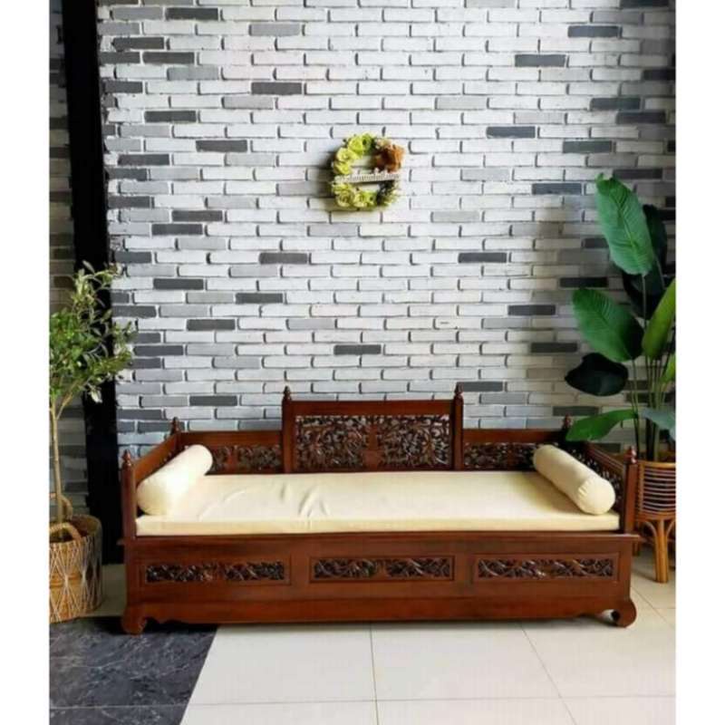 Furniture sofa model bale-bale / bangku sofa kayu jati / sofa minimalis / kursi kayu jati terlaris t