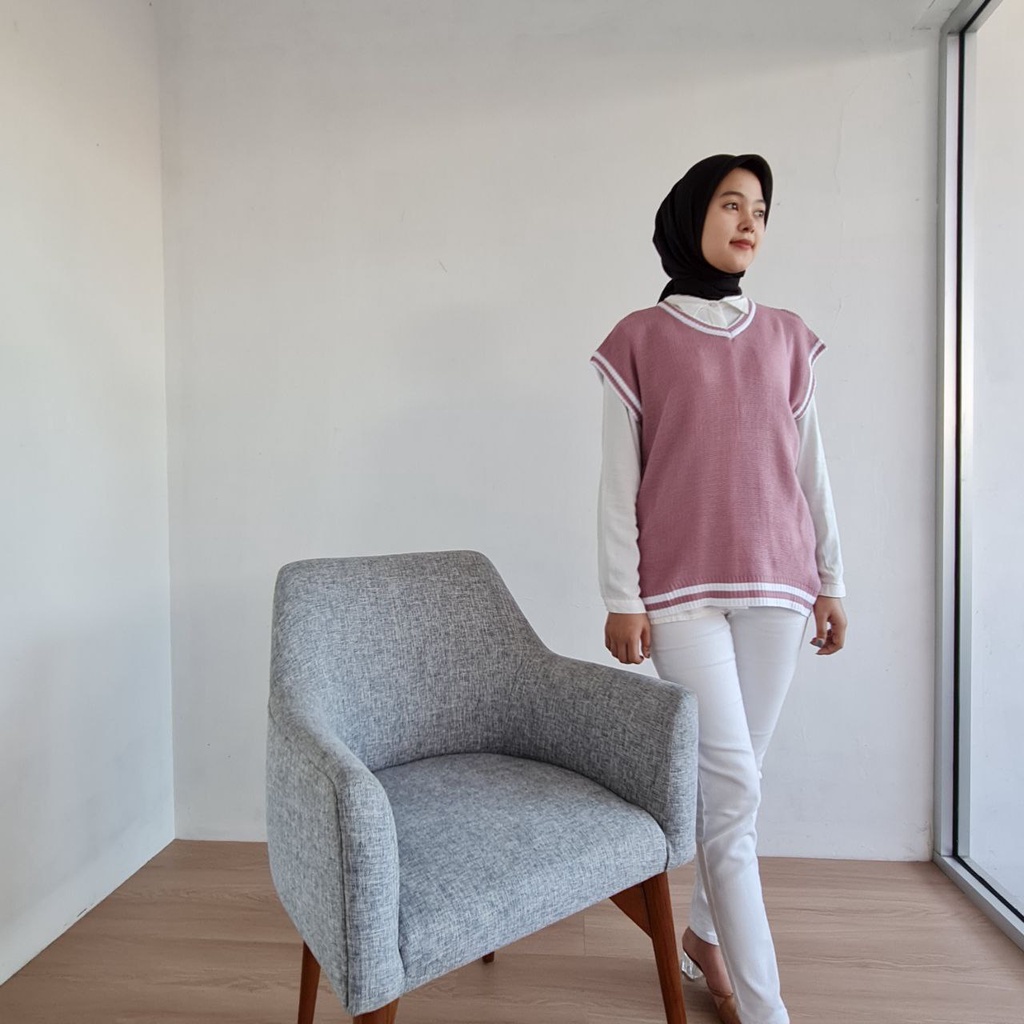 Nara Grosir - Pevita Vest | Fashion Terkini | Sweater Termurah