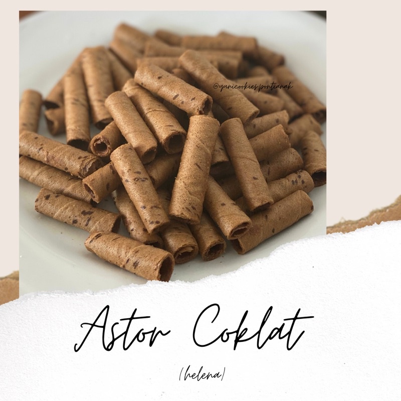 

Astor Helena Coklat 250gr @yunicookies.pontianak