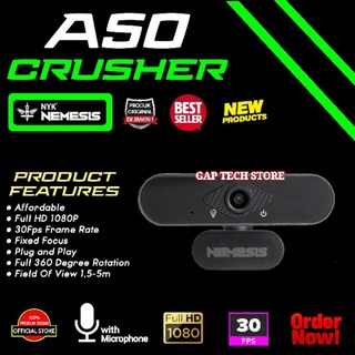 NYK NEMESIS CRUSHER A50 / A 50 / A-50 HEXA A75 / A 75 / A-75 Full HD 1080p Webcam Original