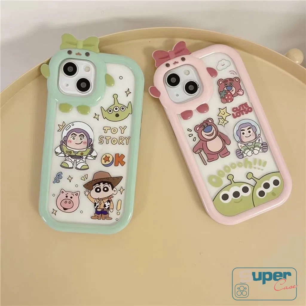 Soft Case Desain Monster Kecil Untuk Oppo A17 A17K A15 A54 A12 A95 A96 A16 A5s A3s A76 A16K A1K 16E A55 A57 2022 A53 A33 A31 A5s A3s A76 Az A6 A16K A1K 16E A53 Cover Penutup Mesin Cuci