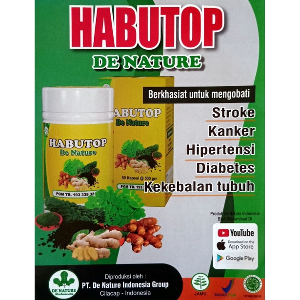 

OBAT HERBAL HABATOP HABUTOP ISI 50 KAPSUL