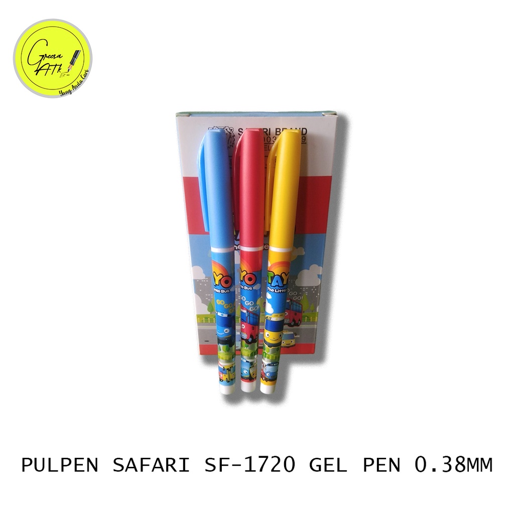 

Pulpen Gel Safari Brand Tayo