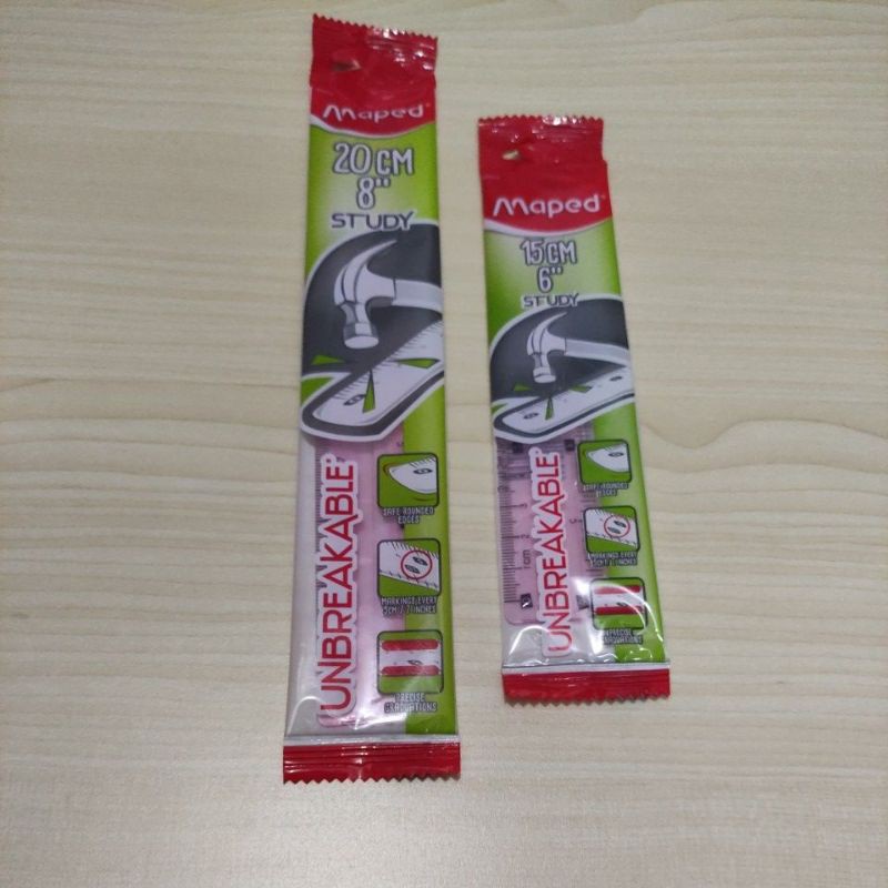 

penggaris unbreakable maped