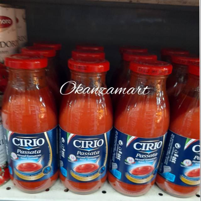 

Cirio Passata Sieved Tomatoes 350gr