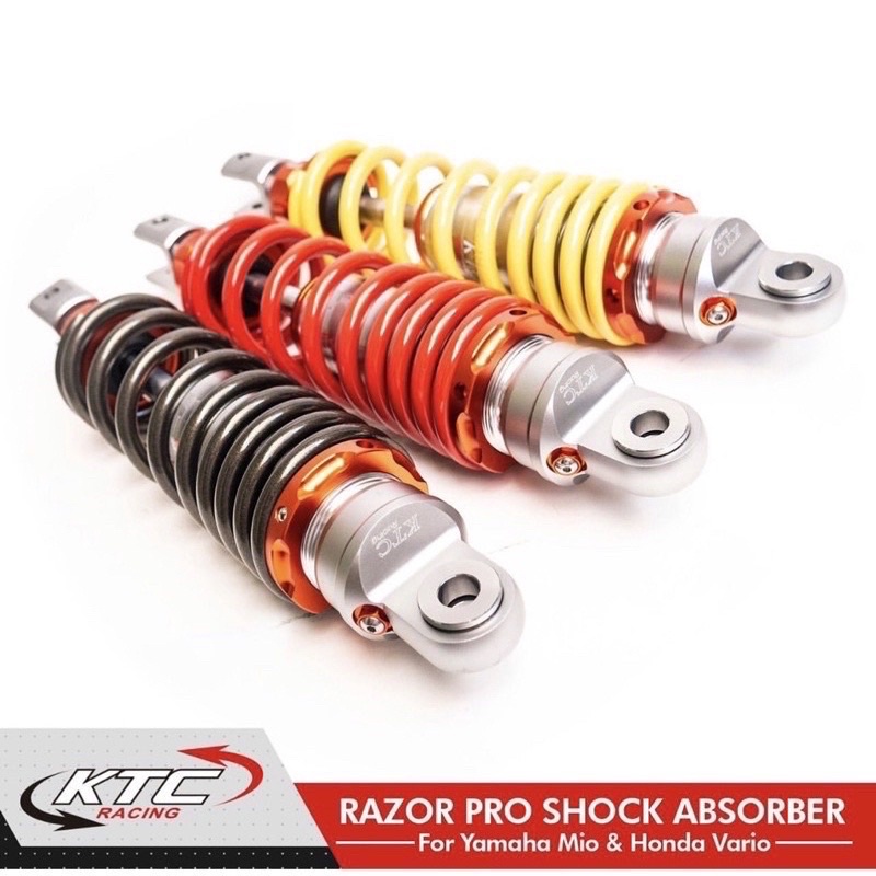 SHOCKBREAKER ORIGINAL KTC MATIC REBOUND MODEL PRO RAZOR KLIK AKTIF DAN NON KLIK VARIO 125 VARIO 150 BEAT FI SCOOPY MIO M3 FINO MIO J LEXI MIO Z HONDA YAMAHA MATIC MURAH SHOCK BREAKER MATIC
