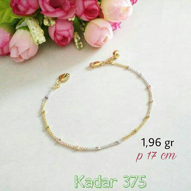 Gelang Jedar 2 Layer 3 Warna