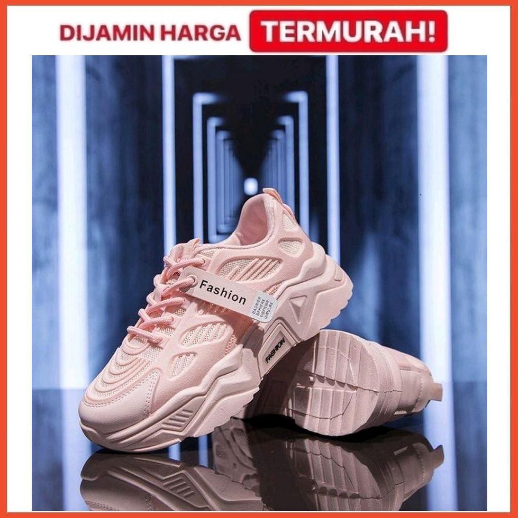 KIRIM HARI INI LUXUS Momo Sepatu Sneakers Import Fashion Wanita Korea - Lx2012 TERUPDATE