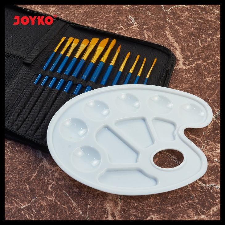 

BISA COD ART BRUSH SET ALAT LUKIS KUAS CAT AIR MINYAK ACRYLIC JOYKO BRS-7 TERBAIK 11