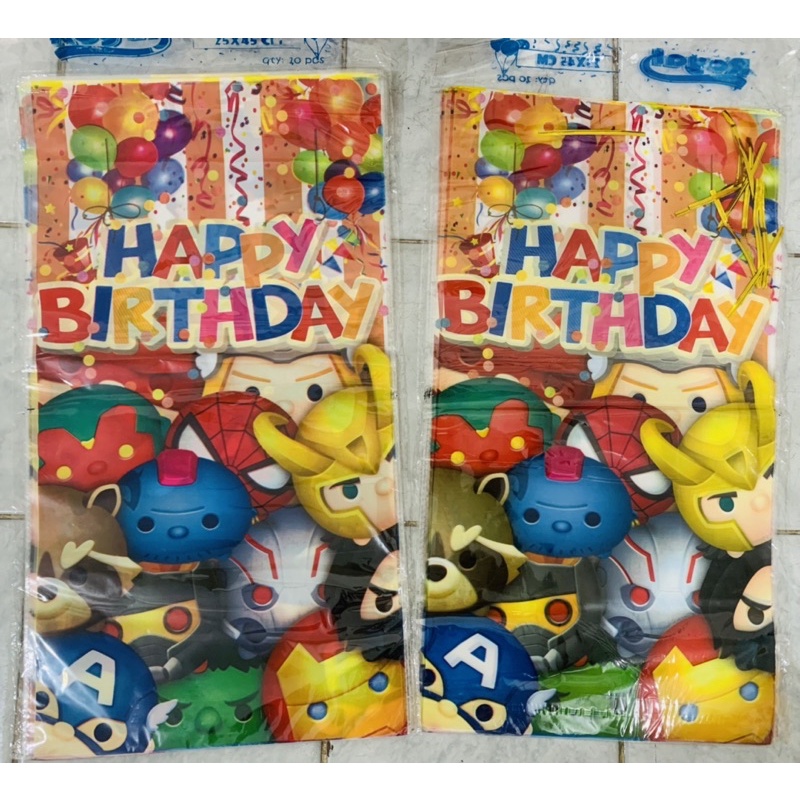 

Plastik OPP Party bag / plastik upangtahun size L 25x45