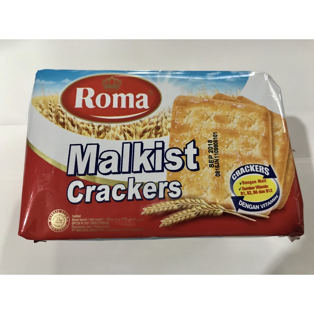 

PROMO ROMA MALKIST CRACKERS 135GR / ROMA KOTAK MERAH 135 GR GRAM / GROSIR TERMURAH