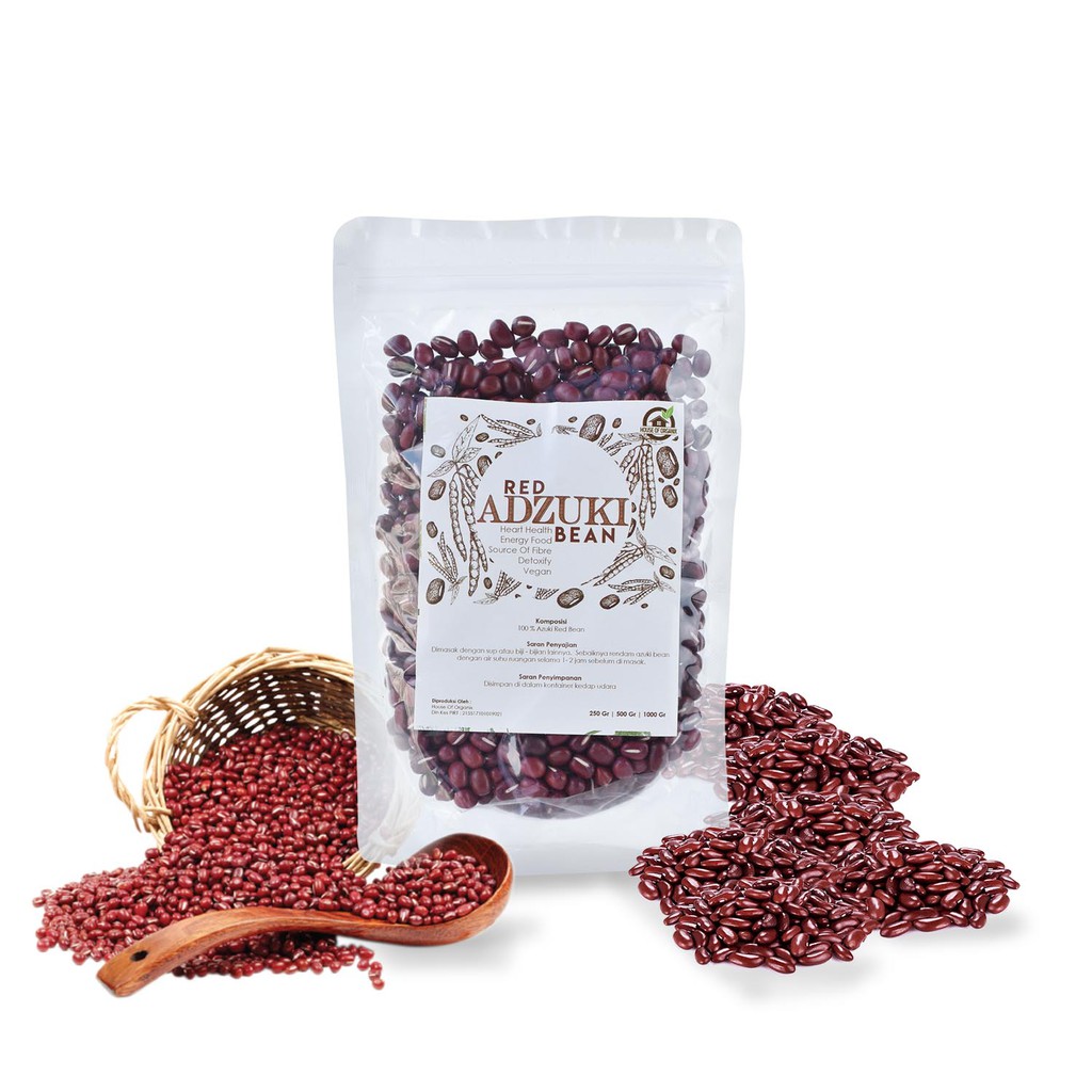 Natural Adzuki Bean  500 Gr