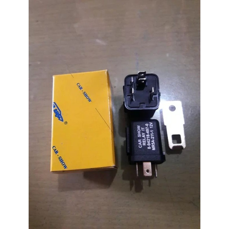 Relay 12Volt Kaki 5 Isuzu Panther (Hitam)