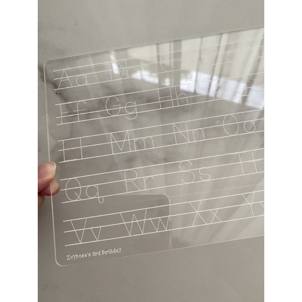 

alphabet tracing board/custom tracing board montessori/alfabet teacing board/montessori anak