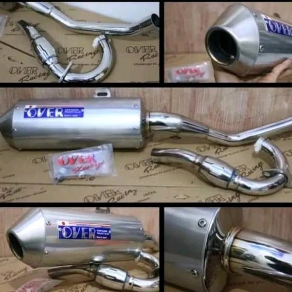 Unik KNALPOT RACING CRF 150 L MERK OVER RACING JAPAN KNALPOT CRF150L Murah