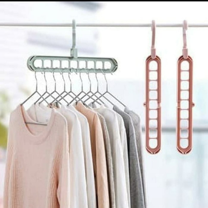 HANGER AJAIB E62 magic wonder instant gantungan baju lemari pakaian termurah