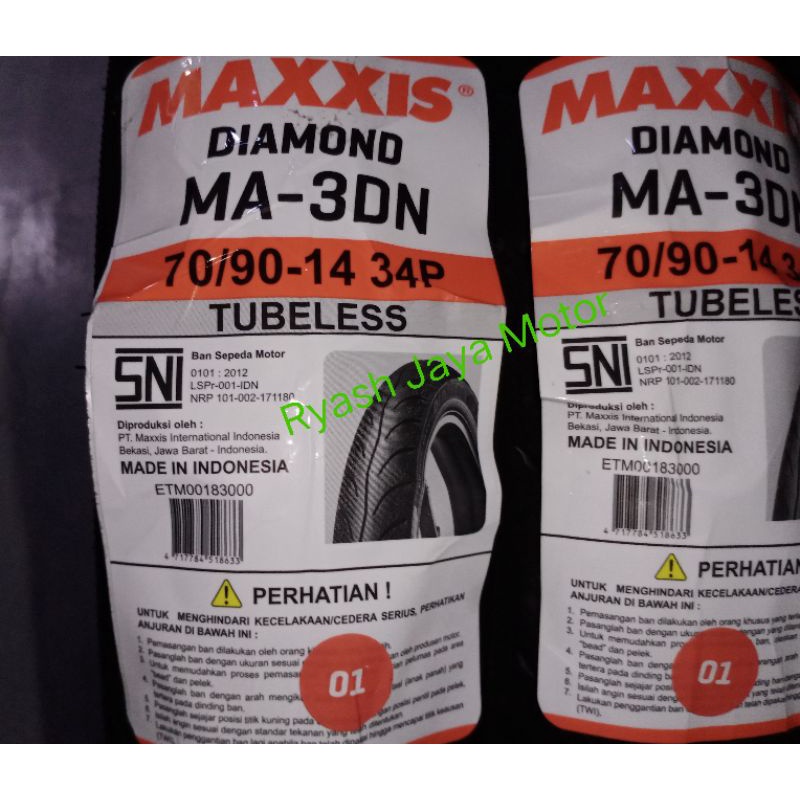 Ban tubeless Maxxis diamond 70/90-14 for Mio/sporty/smile/M3/J/s/z/Xeon/rc/X-Ride/soul GT/GT/GT 125/xeon/rc/fino/125/mio J/mio smile/dll