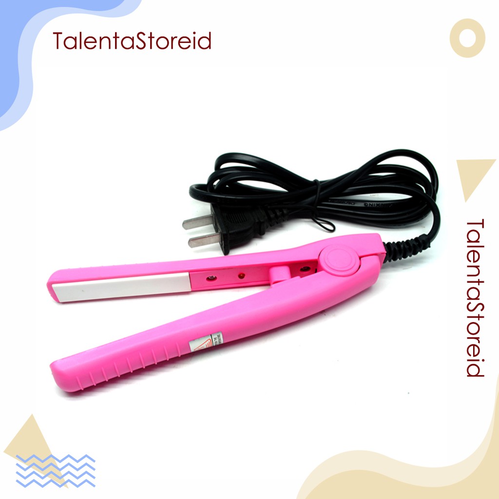 Catok Rambut 2In1 Portable Hair Straightener Iron For Travelling