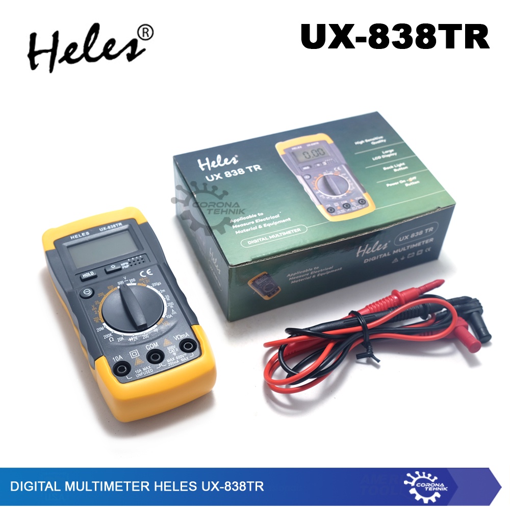 Heles UX-838TR - Multitester Digital