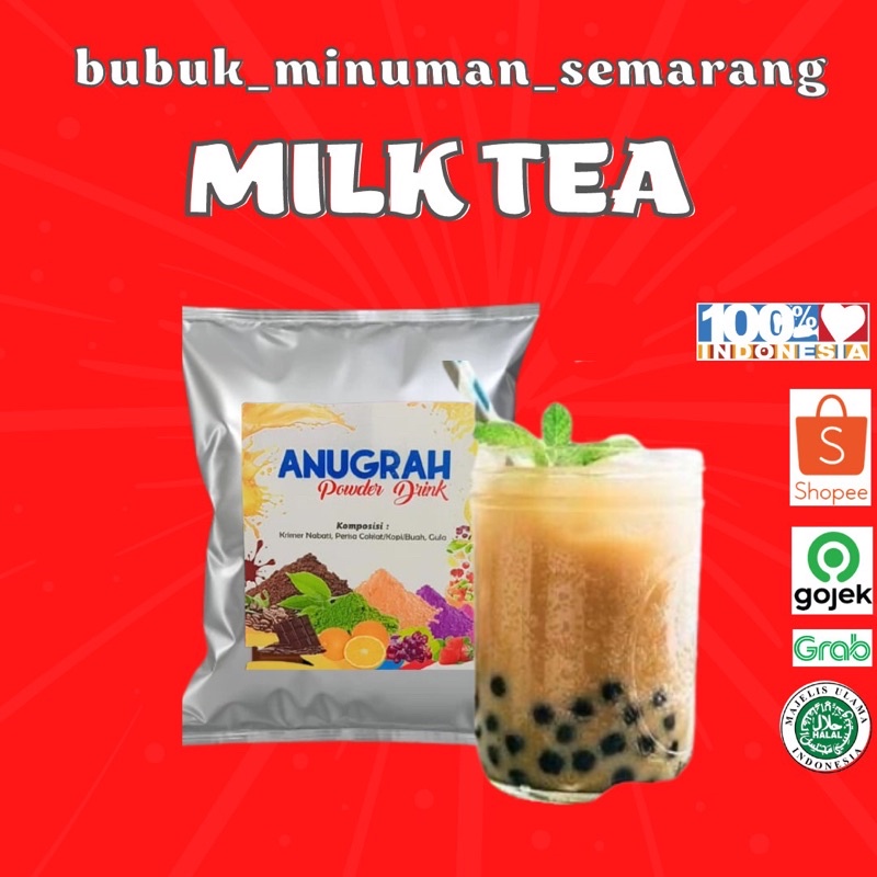 

BUBUK MINUMAN MILK TEA reguler 1 kg Powder Drink Milk Tea